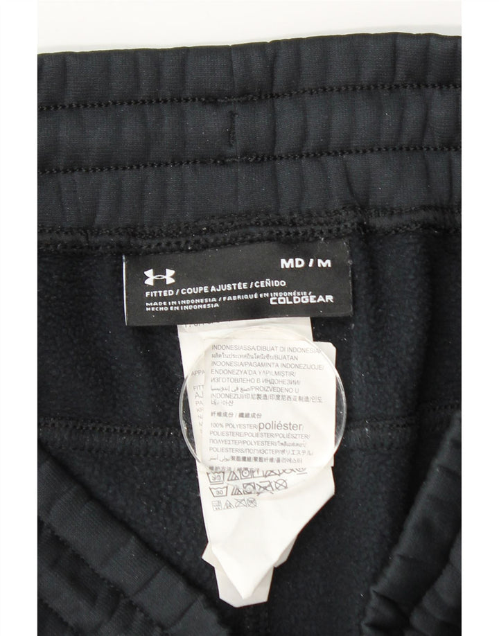 Мужские спортивные брюки Under Armour Cold Gear, брюки для бега, средние черные