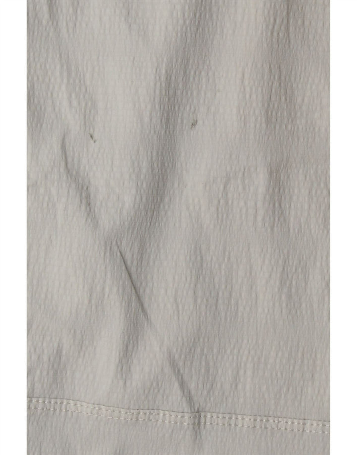 Женские прямые укороченные брюки ATHLETA США 12, большие размеры W32 L24, белый нейлон