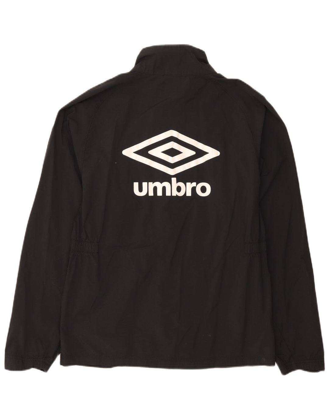 Женская непромокаемая куртка с рисунком Umbro UK 14, средний черный нейлон