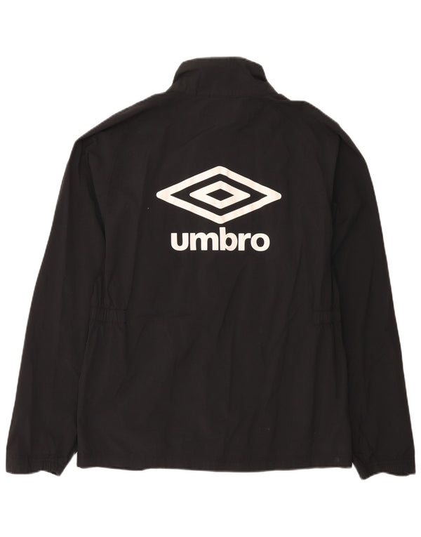 Женская непромокаемая куртка с рисунком Umbro UK 14, средний черный нейлон