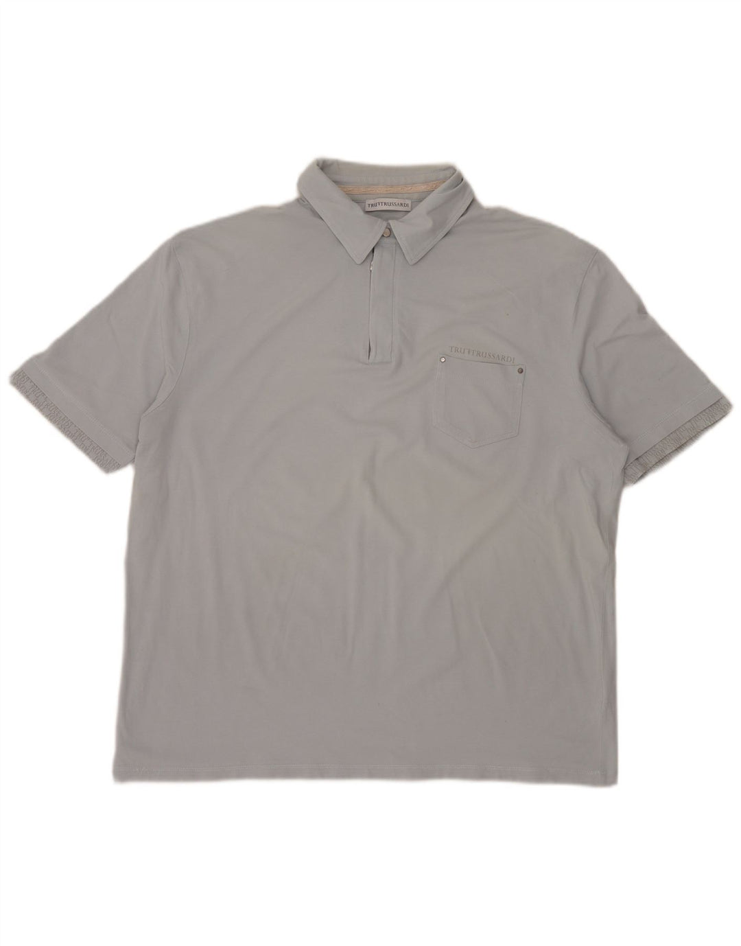 Рубашка Поло Мужская Trussardi 3XL Серая