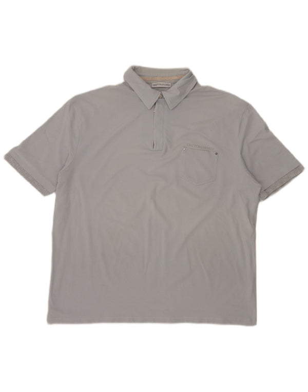 Рубашка Поло Мужская Trussardi 3XL Серая