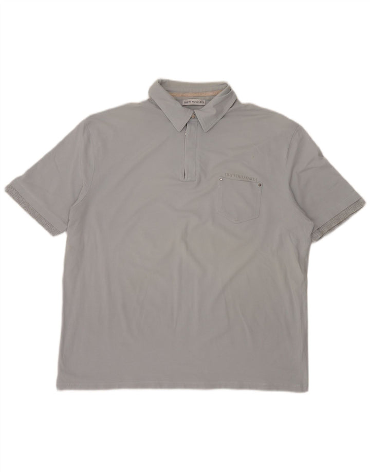 Рубашка Поло Мужская Trussardi 3XL Серая