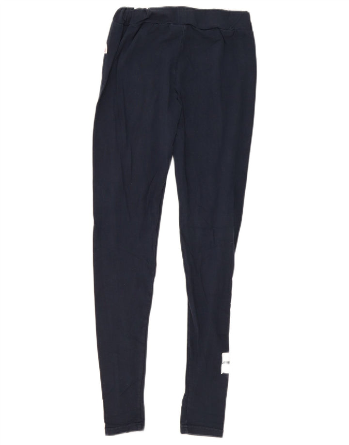 Женские леггинсы Ellesse UK 10, маленькие, темно-синие, хлопок