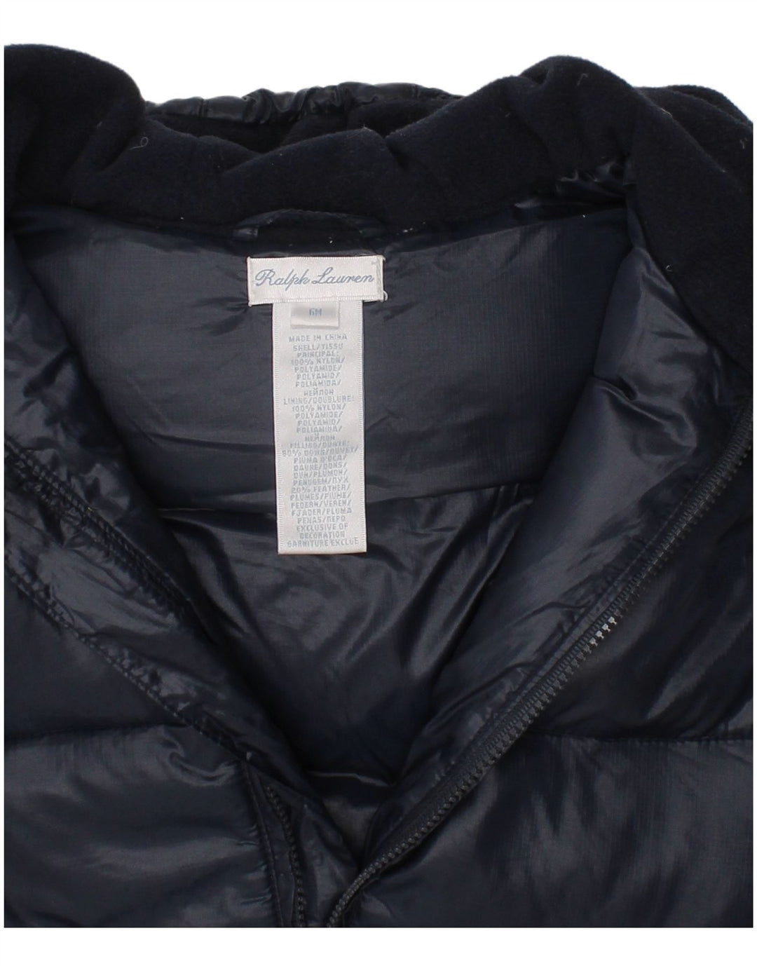 Комбинезон с капюшоном и мягкой подкладкой Ralph Lauren для маленьких мальчиков 3–6 месяцев, темно-синий, зима