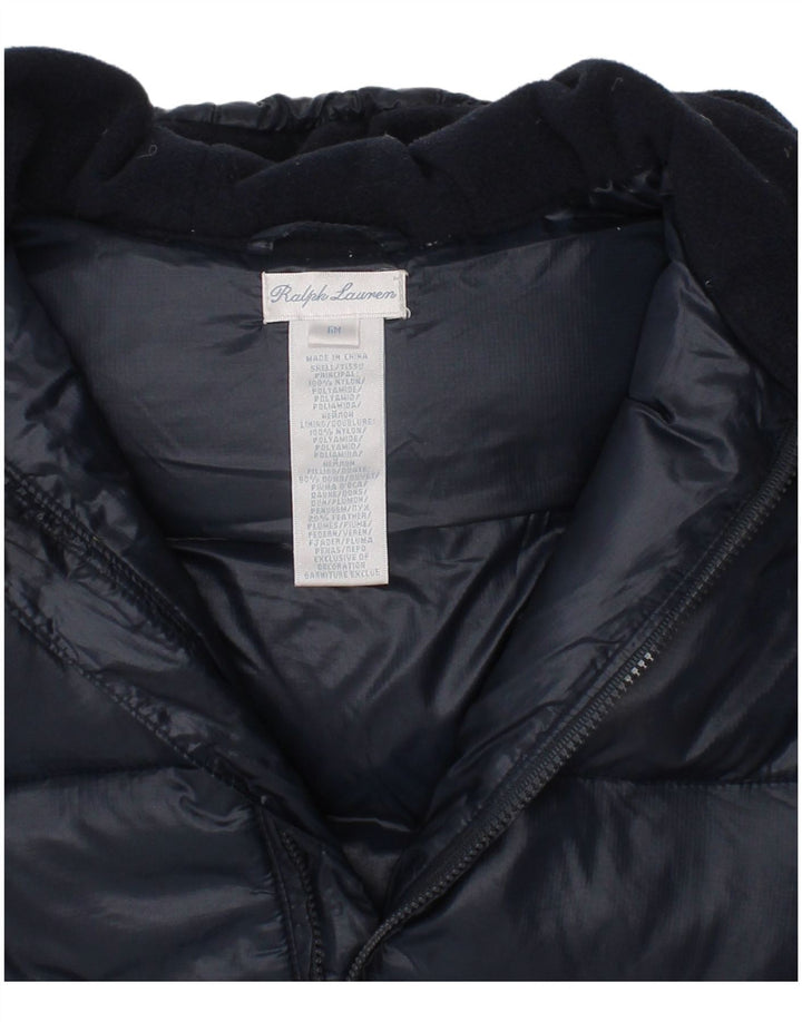 Комбинезон с капюшоном и мягкой подкладкой Ralph Lauren для маленьких мальчиков 3–6 месяцев, темно-синий, зима