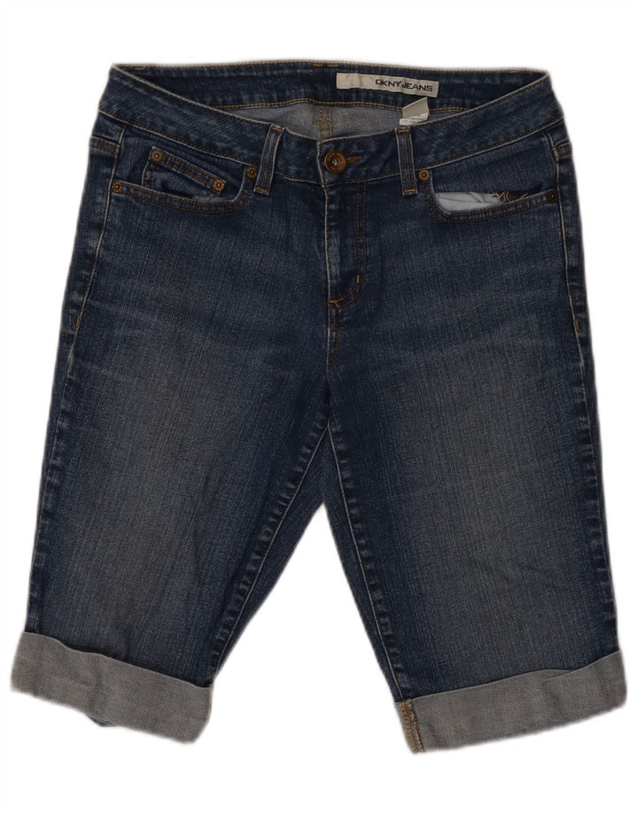 Женские джинсовые шорты DKNY US 12, большие W32, синие, хлопок