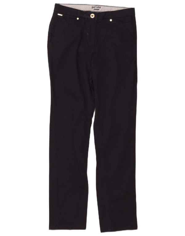 Женские повседневные брюки Marks & Spencer UK 10 Small W30 L31 Темно-синие