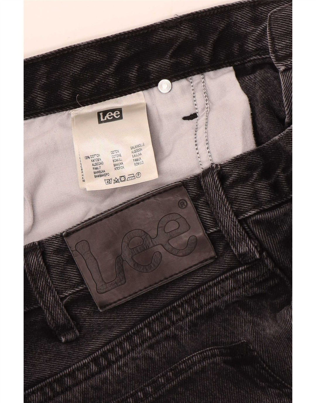 Мужские прямые джинсы Lee Brooklyn Comfort W38 L30 серые, хлопок
