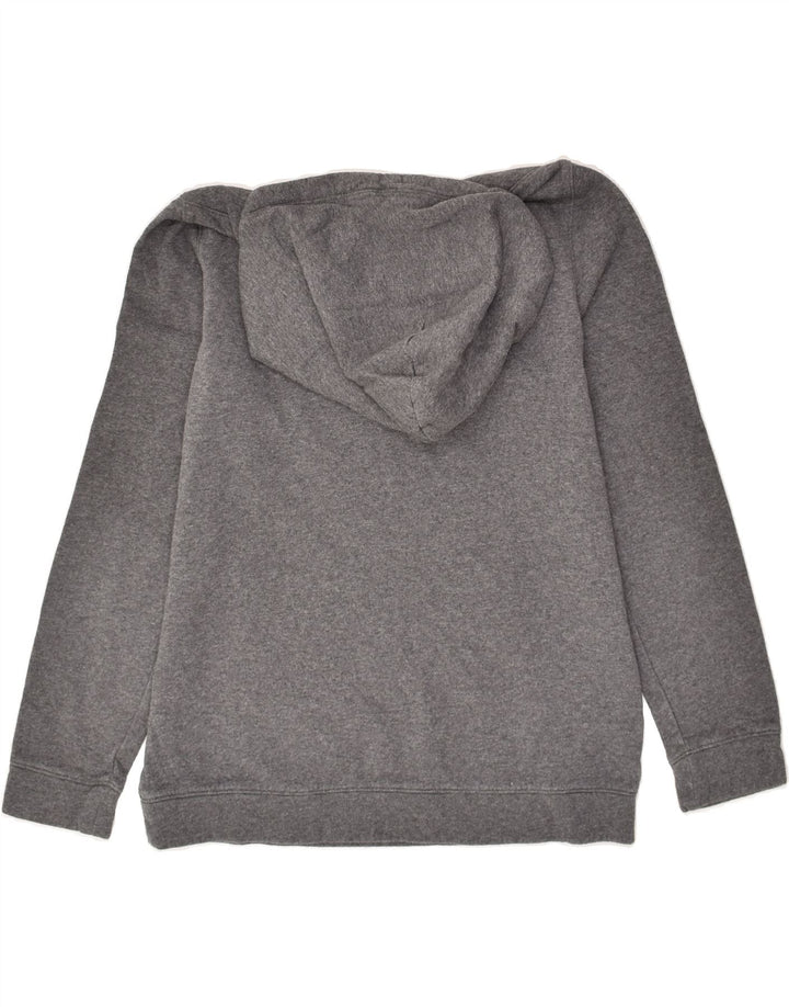 UNDER ARMOUR Womens Graphic Hoodie Jumper UK 14 Medium Grey | Vintage Under Armour | Thrift | Second-Hand Under Armour | Used Clothing | Messina Hembry 