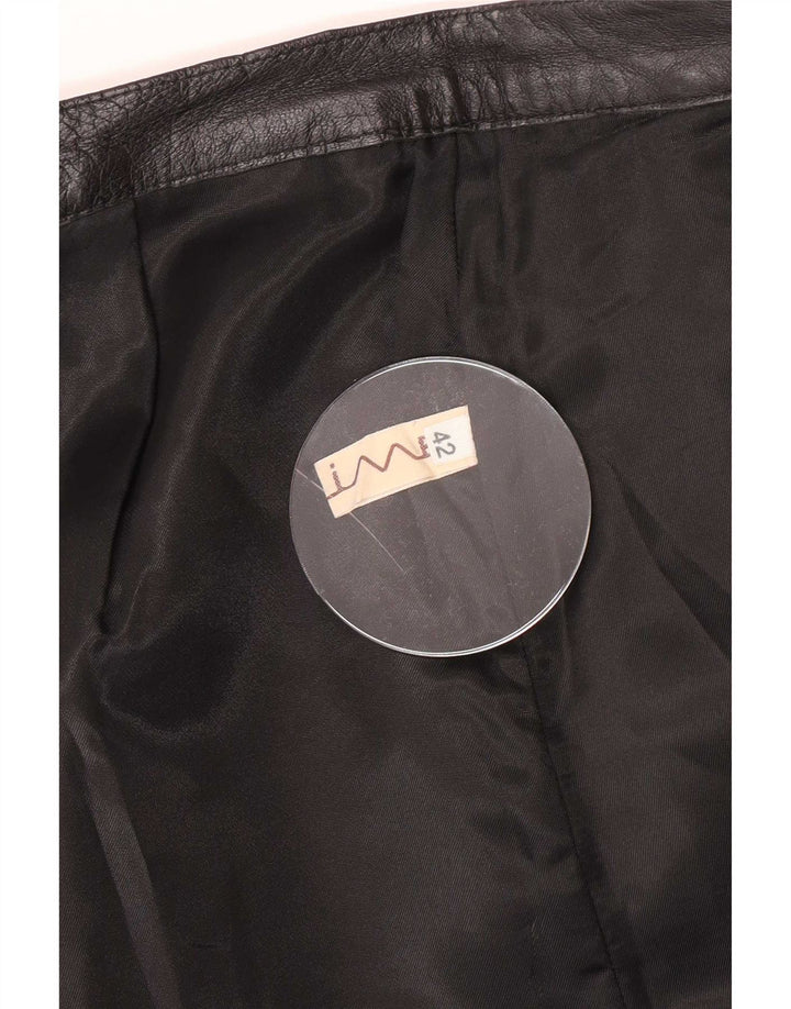 Юбка женская кожаная Maxime IT 42 Medium W26 Черная