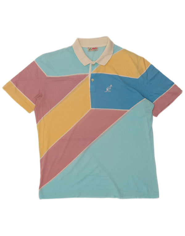 Мужская рубашка-поло AUSTRALIAN L'ALPINA IT 54 XL Разноцветный цветной блок