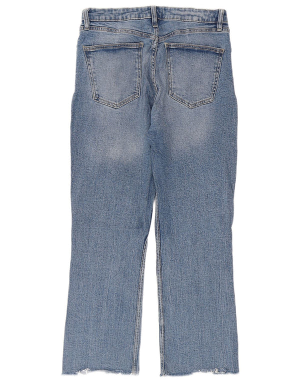 Женские укороченные джинсы Zara EU 38 Small W28 L25 Синие