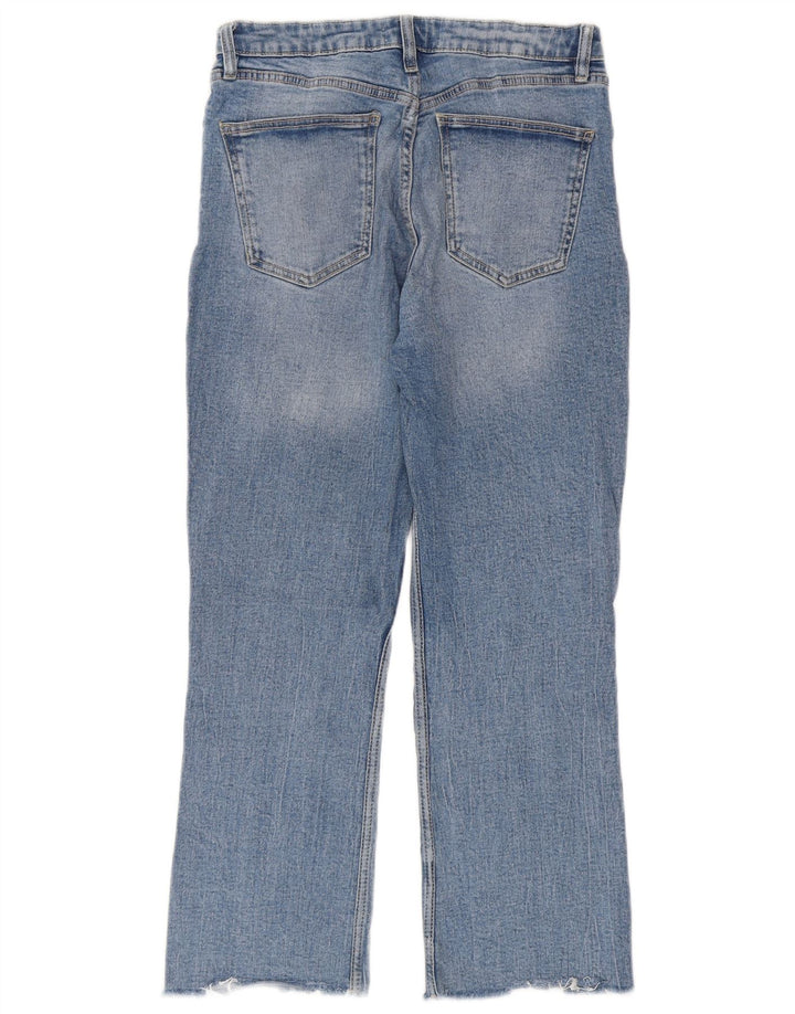 Женские укороченные джинсы Zara EU 38 Small W28 L25 Синие