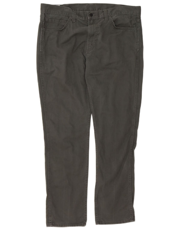 Мужские повседневные брюки Levi's 511 Slim W38 L32 Серые хлопковые