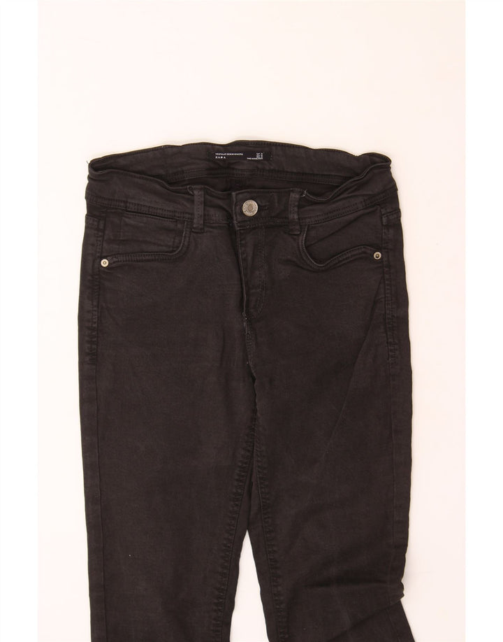 ZARA Womens Slim Jeans EU 34 XS W26 L28 Black Vintage Zara and Second-Hand Zara from Messina Hembry 