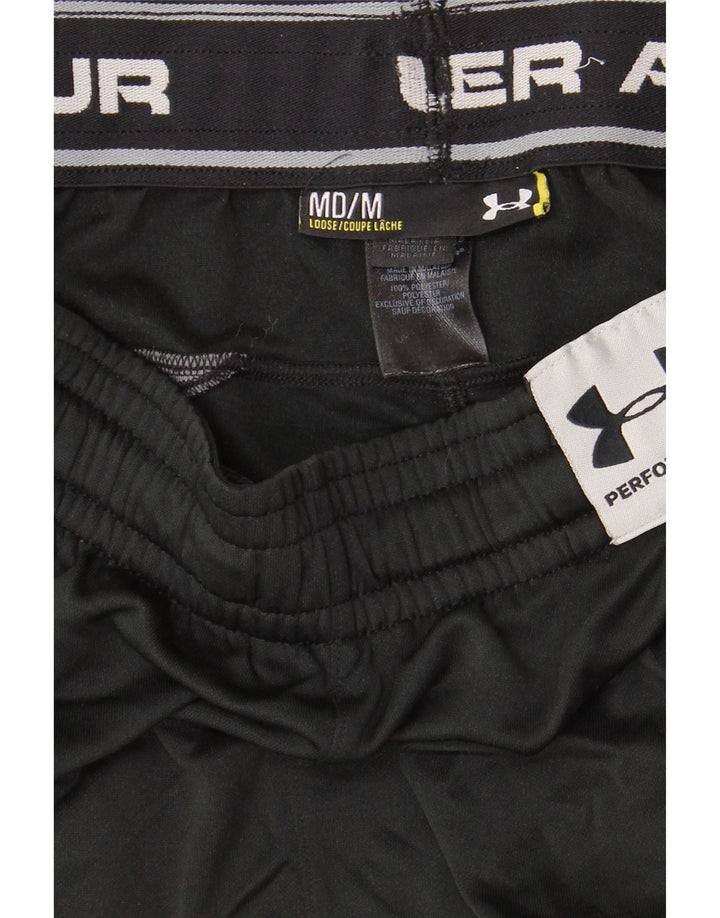 Мужские спортивные брюки Under Armour, средний черный, полиэстер с цветными блоками