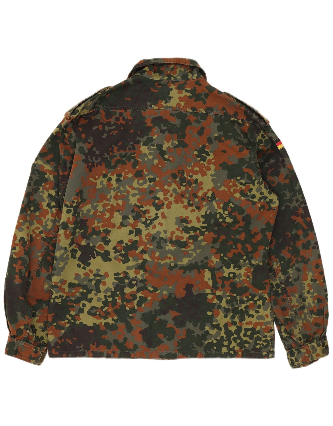 Винтажная мужская рубашка в стиле милитари, маленькая камуфляжная рубашка цвета хаки