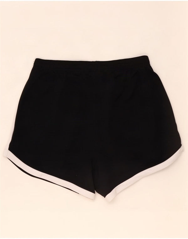 Женские спортивные шорты Nike Dri Fit UK 10, маленькие черные, полиэстер с цветными блоками
