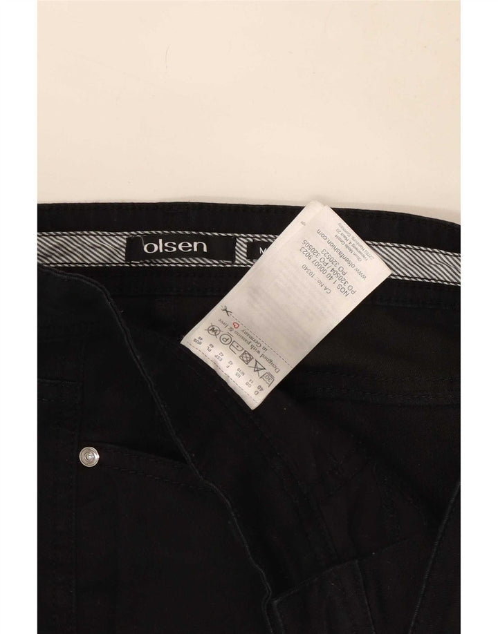 Женские узкие джинсы Olsen UK 14 Medium W30 L30 Черные