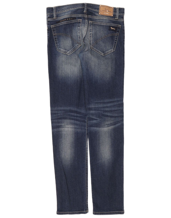 Женские узкие джинсы Harmont & Blaine IT 46 Большие W34 L33 Синий хлопок