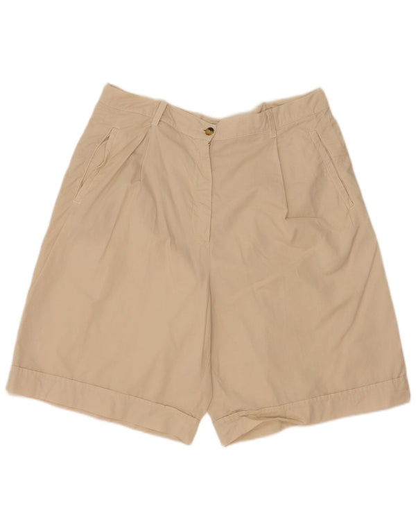 Belfe & Belfe Женские повседневные шорты с завышенной талией IT 50 XL W32 Off White