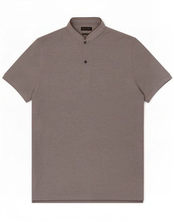 Мужская рубашка-поло Massimo Dutti, большой размер, серый хлопок