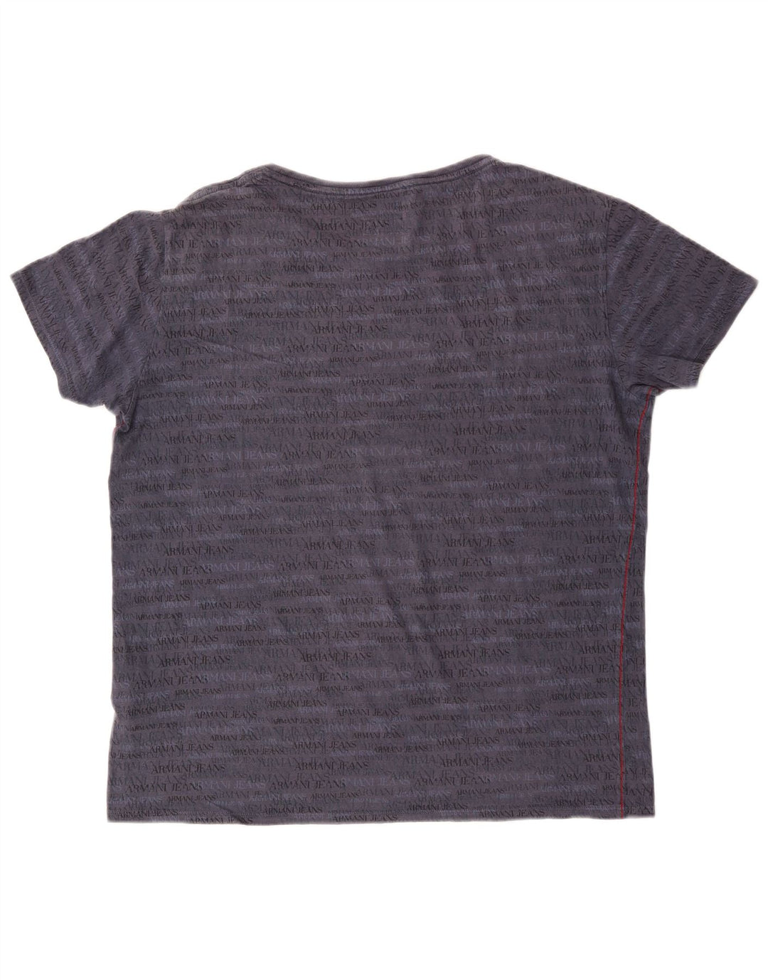 ARMANI JEANS Мужская тонкая футболка с рисунком Топ 2XL Темно-синий