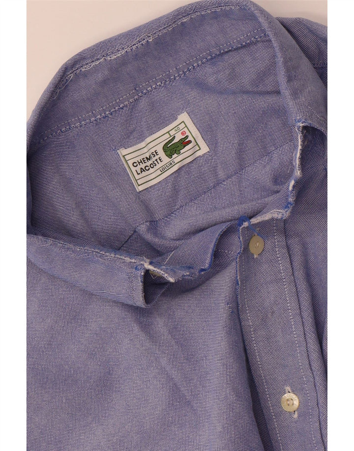 LACOSTE Mens Shirt Size 40 Medium Blue Vintage Lacoste and Second-Hand Lacoste from Messina Hembry 