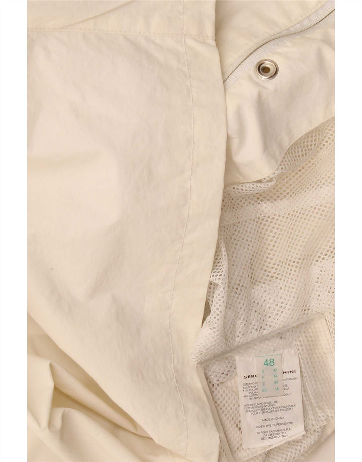 Sergio Tacchini Женская куртка UK 48 Medium Off White Полиамид