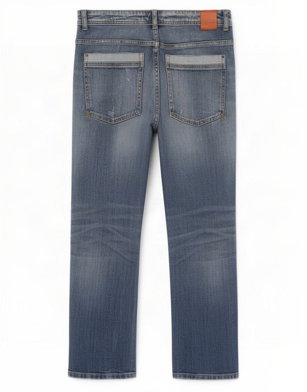 Женские прямые джинсы Zara EU 36 XS W26 L27 синие