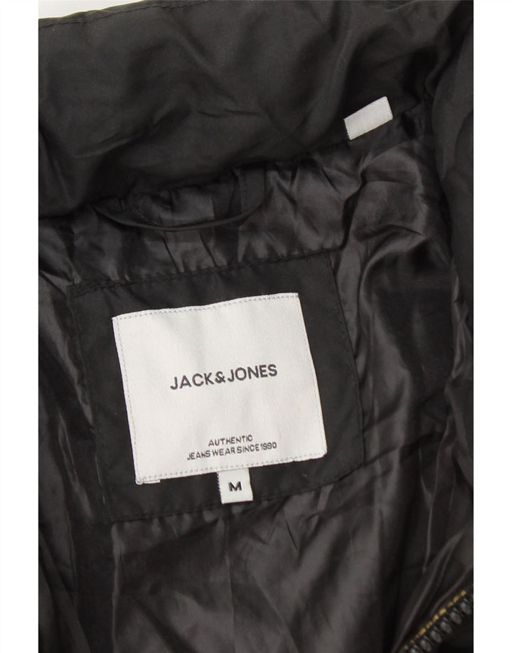 Мужская стеганая куртка Jack & Jones UK 38, средний желтый цвет с цветными блоками