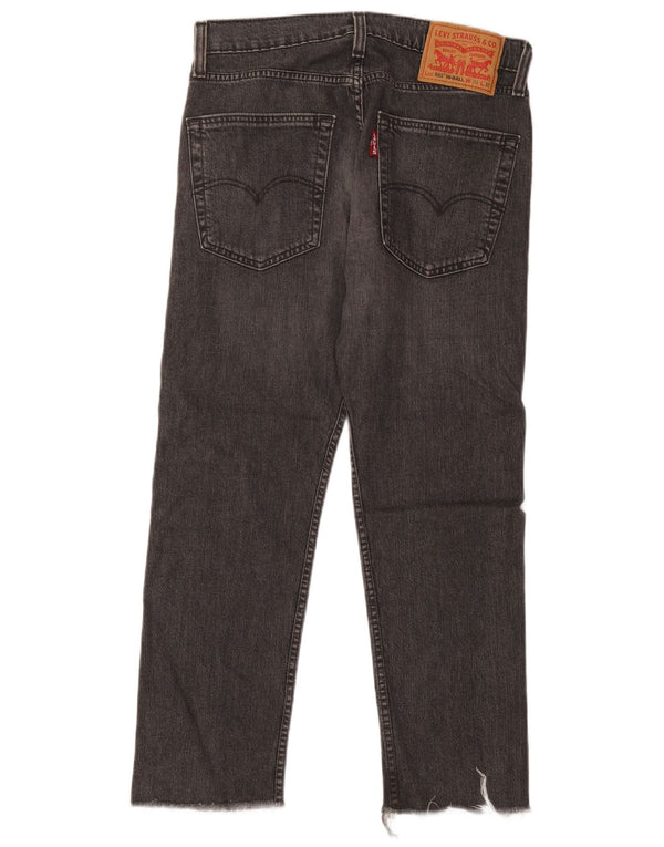 Мужские зауженные джинсы Levi's 502 Hi-Ball W31 L26, серый хлопок
