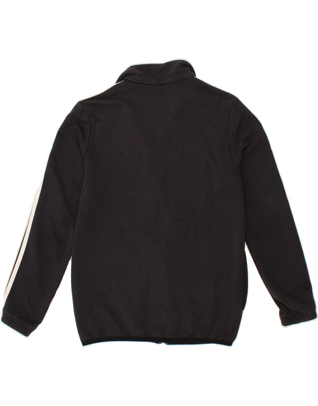 ADIDAS Boys Tracksuit Top Jacket 11-12 Years Black Cotton Vintage Adidas and Second-Hand Adidas from Messina Hembry 