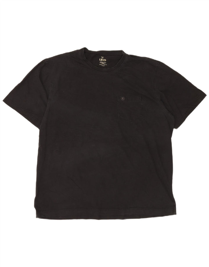 Мужская футболка Izod Top XL, черный хлопок