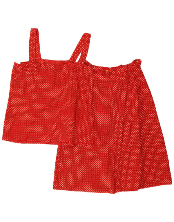 Винтажный женский комплект из 2 юбок IT 44 Medium W26 Red Spotted