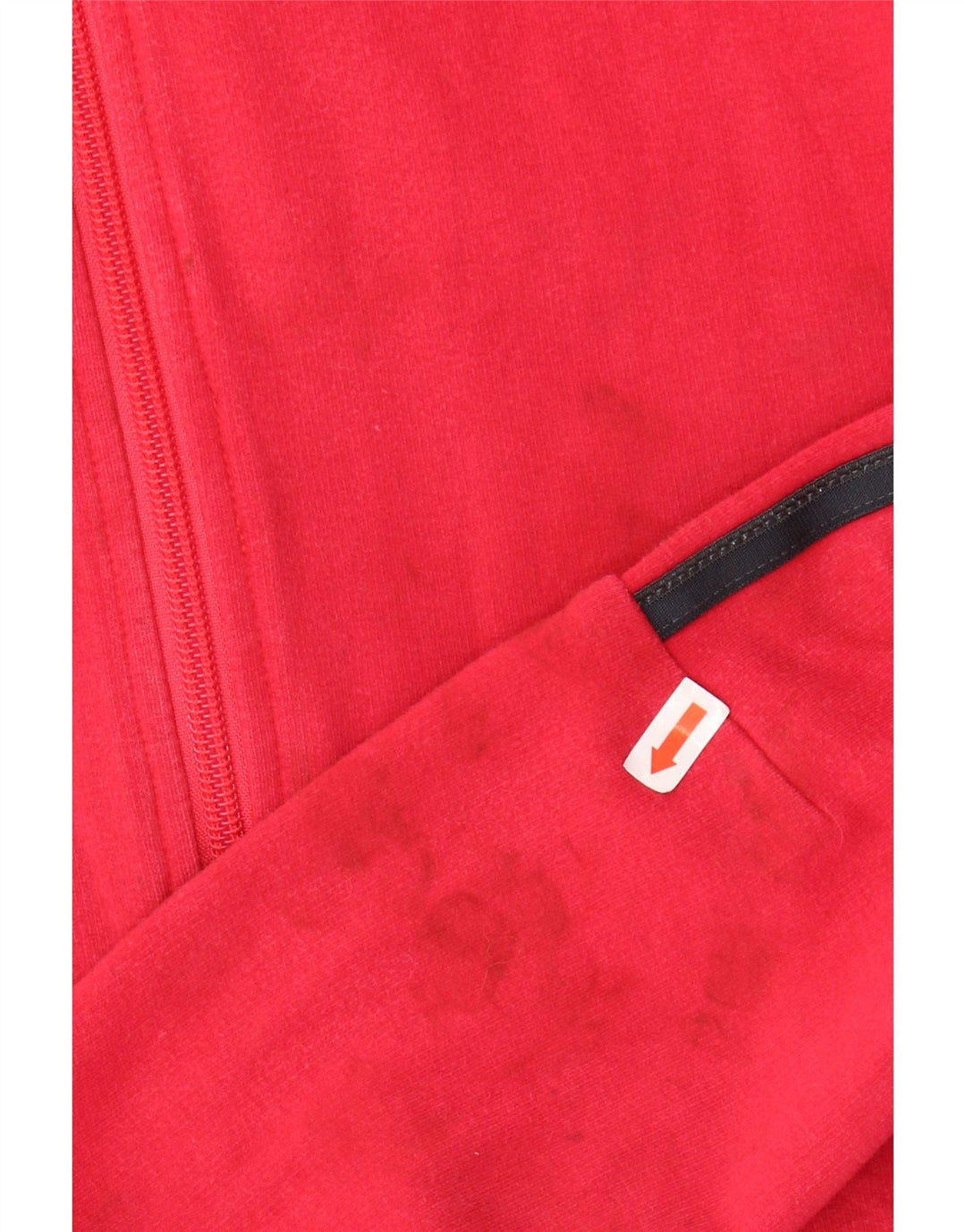 Женский спортивный костюм ADIDAS Top Jacket UK 12 Medium Red Cotton