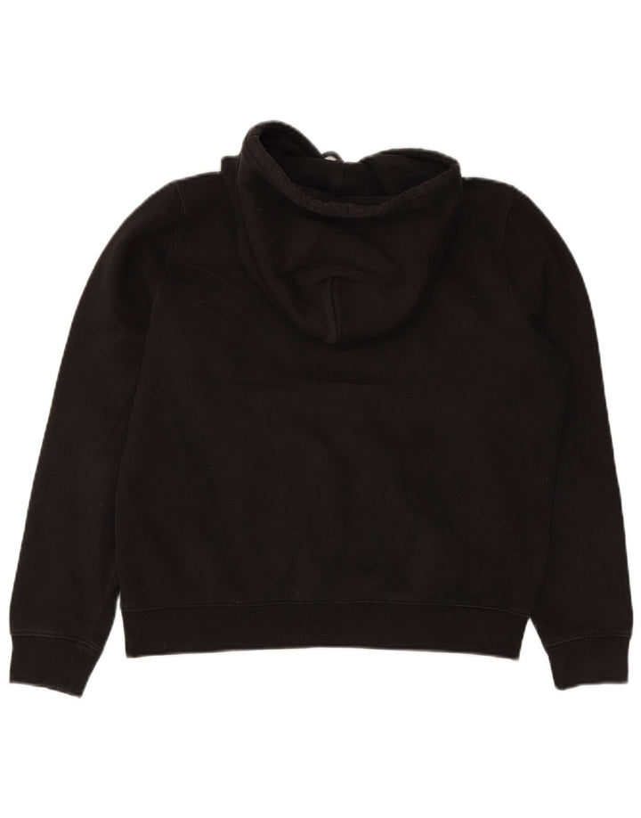 TOMMY HILFIGER Женский джемпер с капюшоном UK 14 Средний Черный