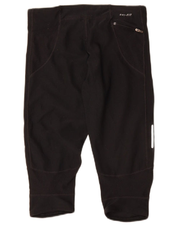 Женские спортивные шорты-бермуды Nike Dri Fit UK 4 XS, черный полиэстер
