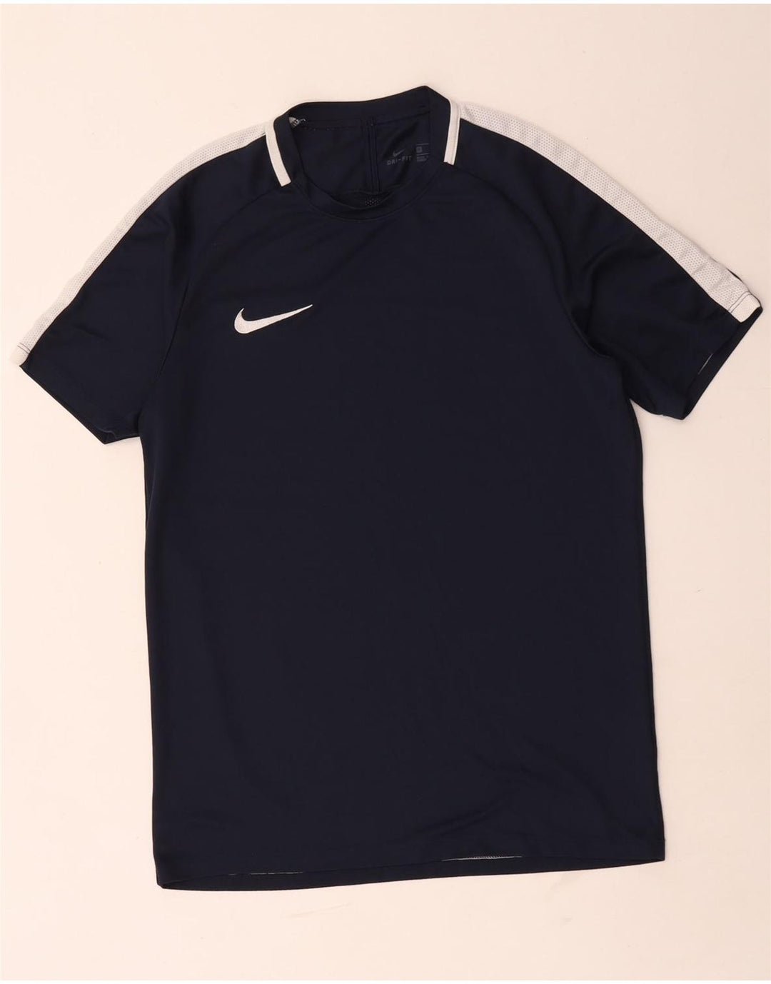 Мужская футболка Nike Dri Fit, маленький темно-синий цветной блок