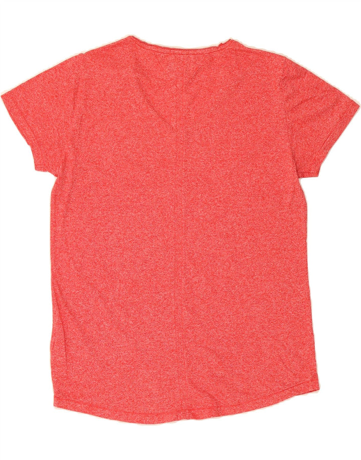 TOMMY HILFIGER Womens T-Shirt Top UK 18 XL Red Polyester Vintage Tommy Hilfiger and Second-Hand Tommy Hilfiger from Messina Hembry 