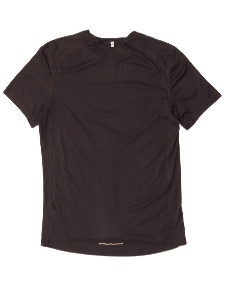 Мужская футболка Nike Dri Fit, средний черный полиэстер