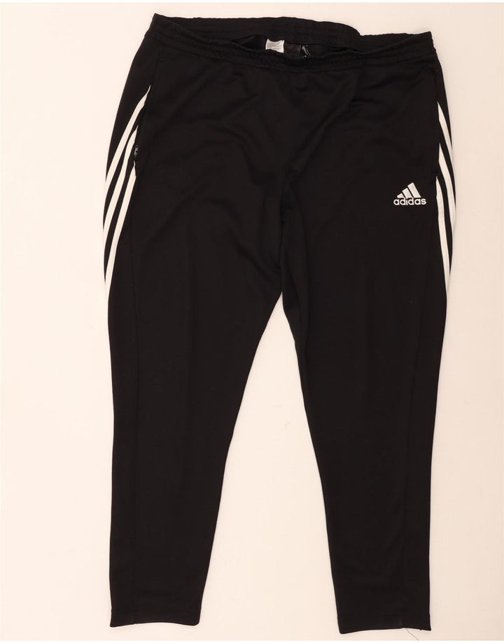 Мужские спортивные брюки Adidas Climalite 2XL, черный полиэстер