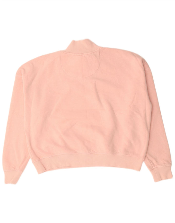 Женский джемпер оверсайз с рисунком Jack Wills UK 14, большой розовый