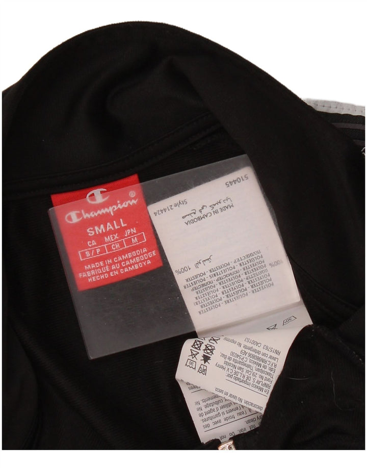 Мужской спортивный костюм Champion с рисунком, верхняя куртка, маленький черный полиэстер