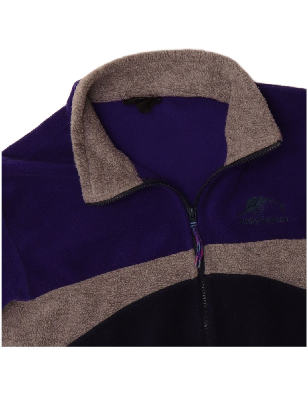 Мужская флисовая куртка HELLY HANSEN UK 38, средний темно-синий с цветными блоками