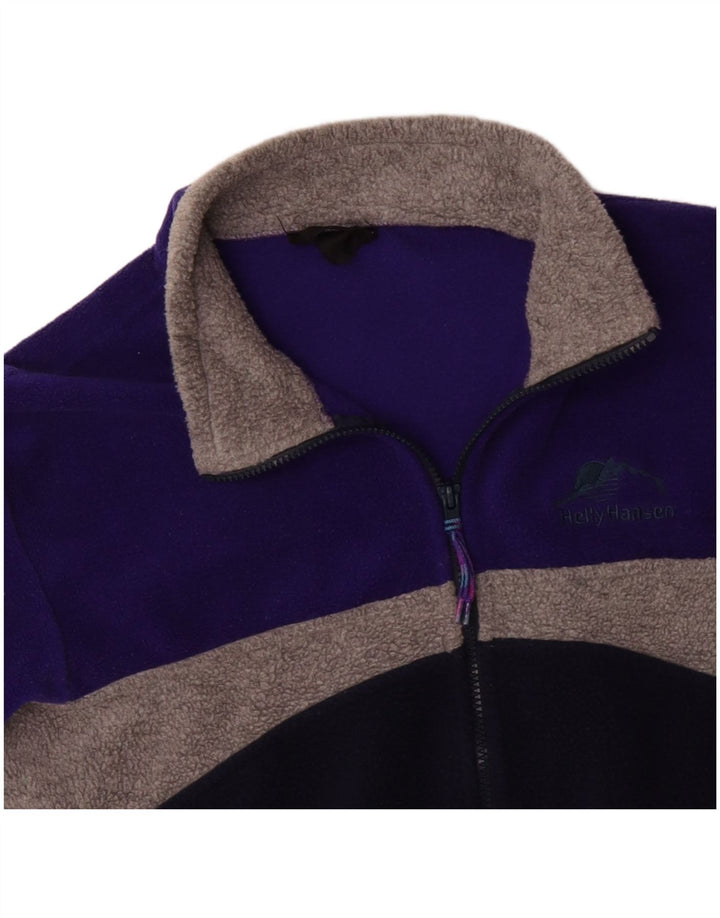 Мужская флисовая куртка HELLY HANSEN UK 38, средний темно-синий с цветными блоками