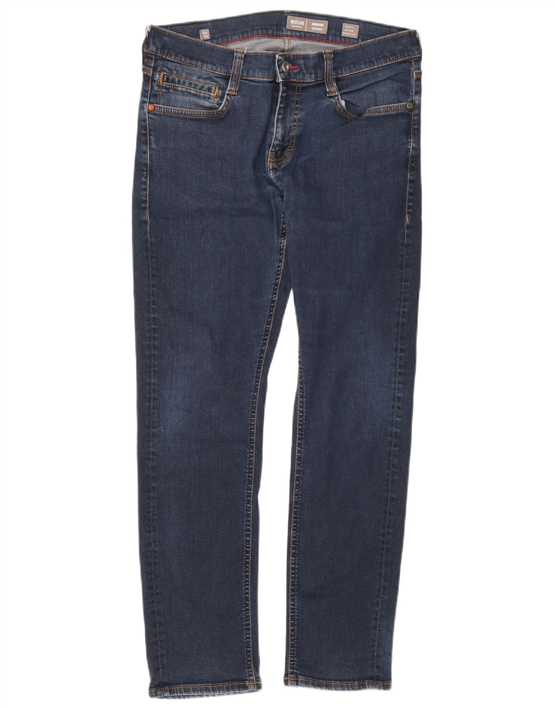 Мужские зауженные зауженные джинсы Mustang Oregon Bootcut W33 L32 темно-синие