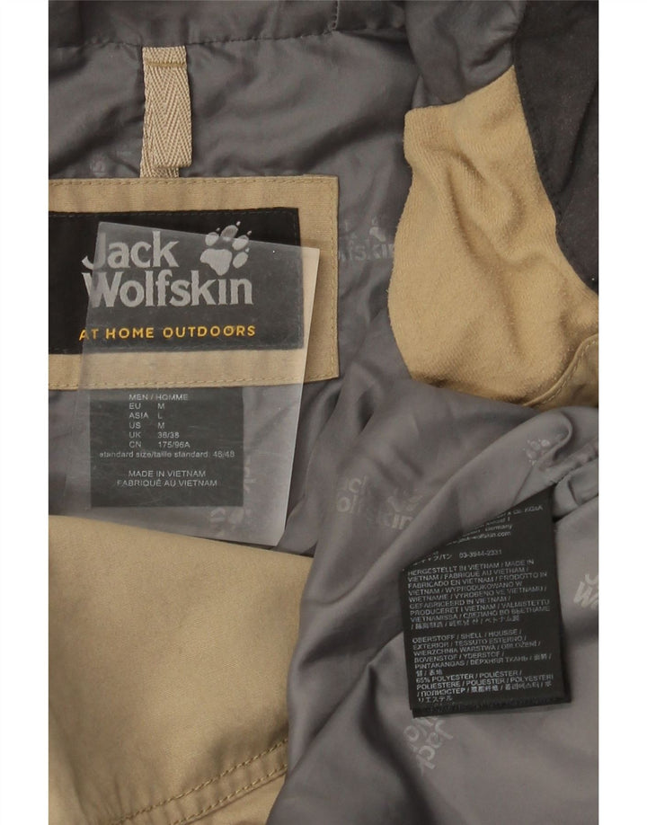 Мужская ветровка Jack Wolfskin UK 36/38 средний бежевый цветной блок