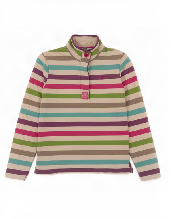 Женский свитер Joules UK 12, средний, разноцветный в полоску